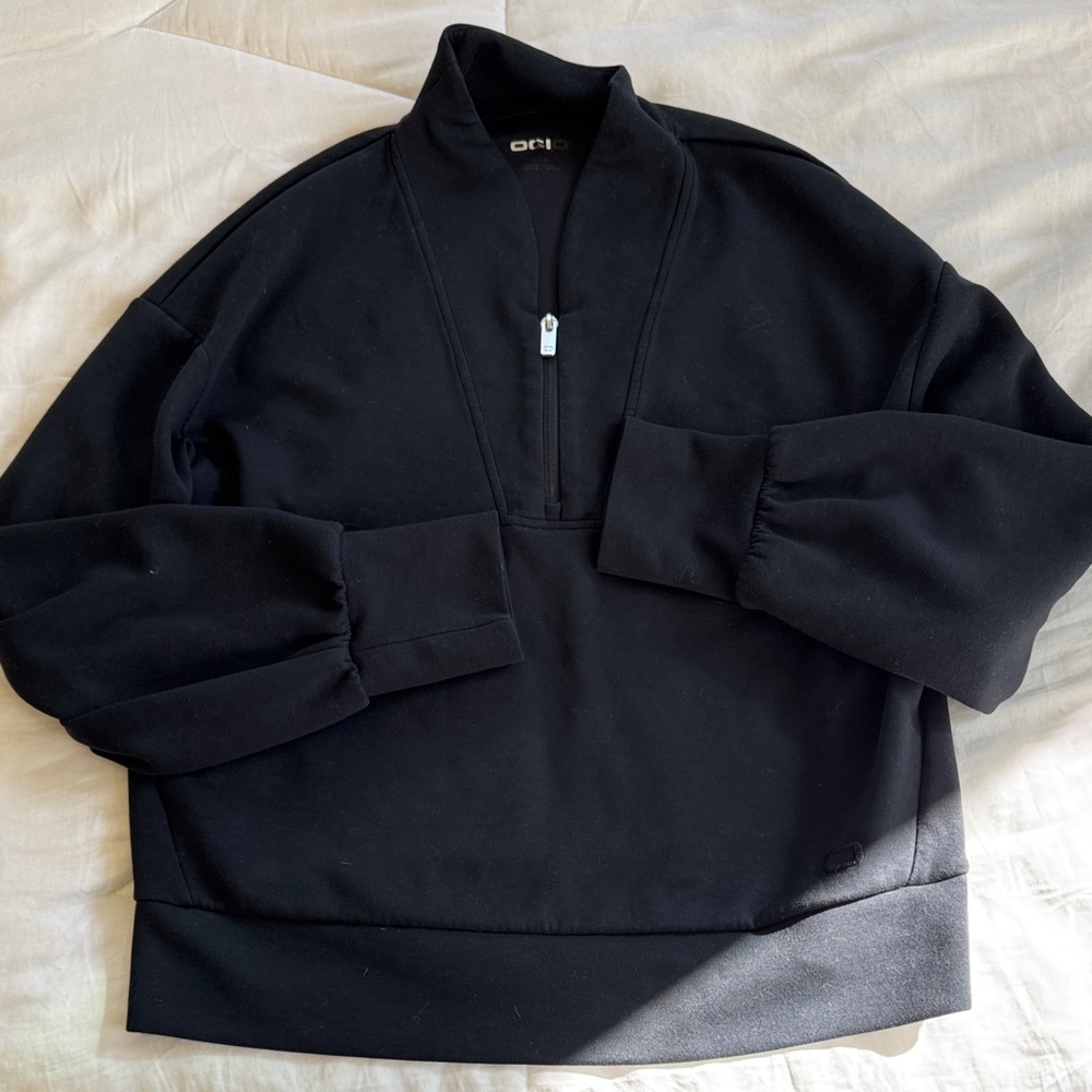 OGIO women's Blacktop Transcend 1/4 Zip-Up Sweatshirt - Picture 5 of 6